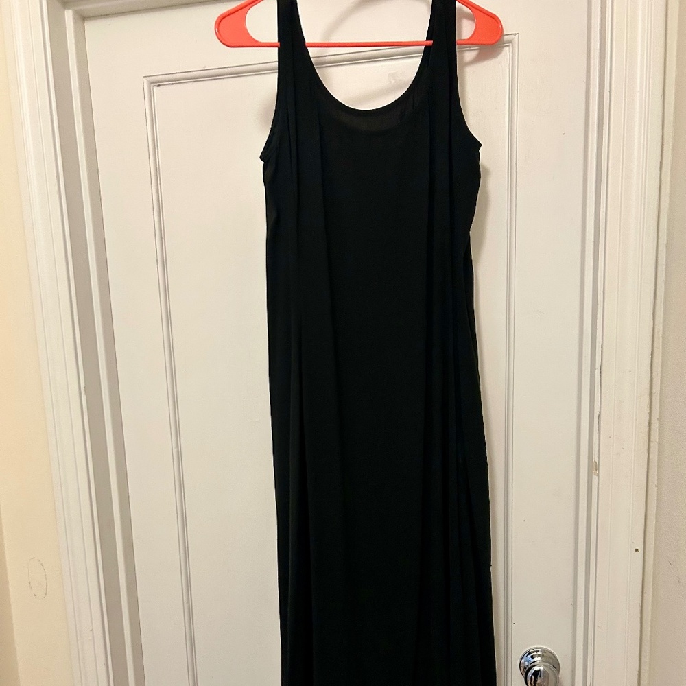 Black full length dress